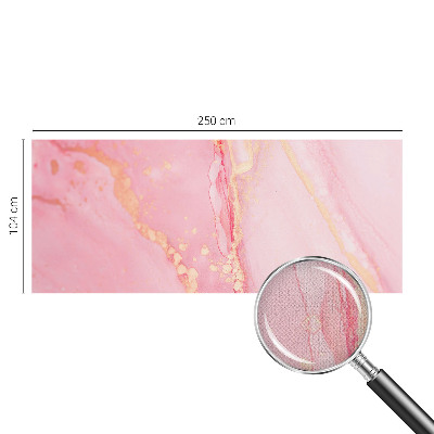 Children's wall mural with a pastel abstract design