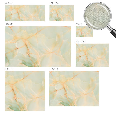 Baby room wall mural with a marble elegance motif