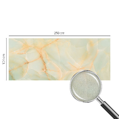 Baby room wall mural with a marble elegance motif