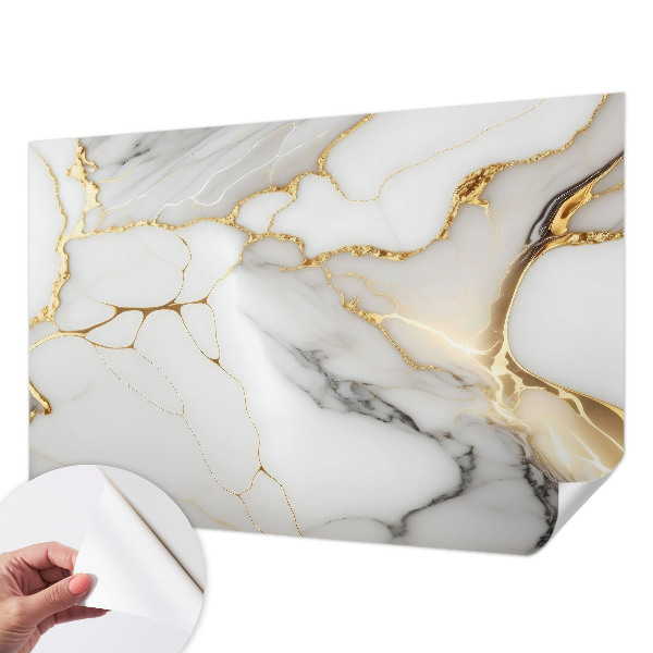 Peel and stick wallpaper mural Marble elegance