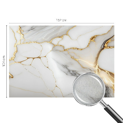 Peel and stick wallpaper mural with a marble elegance design