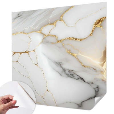 Peel and stick wallpaper mural Marble elegance