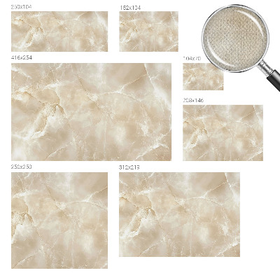 Peel and stick wall mural with a natural stone look