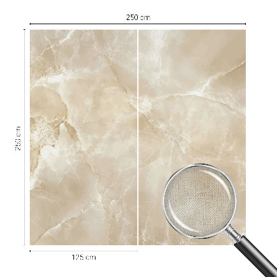 Peel and stick wall mural with a natural stone look