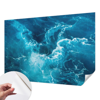 Self-adhesive photo wallpaper Sea eddies