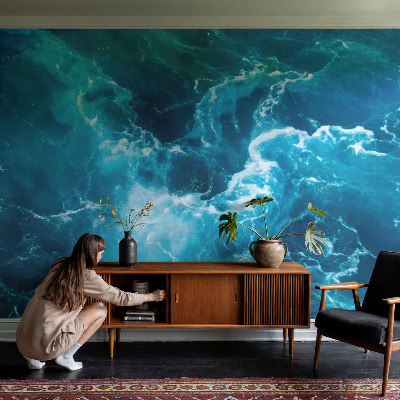 Self-adhesive photo wallpaper Sea eddies