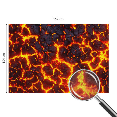Stick-on wall mural Strong magma