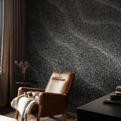 Removable wall mural with a sand waves design