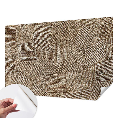 Peel and stick wall mural for kids' room Structural lines