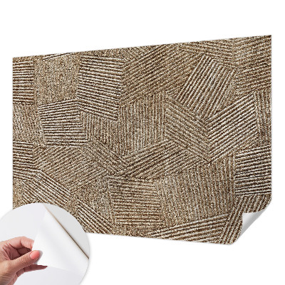 Peel and stick wall mural for kids' room Structural lines