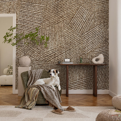 Peel and stick wall mural for kids' room Structural lines