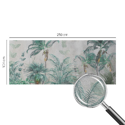 Peel and stick wall mural for bedroom Exotic oasis