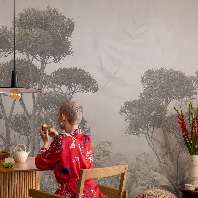 3D photo wallpaper mural Tropical jungle