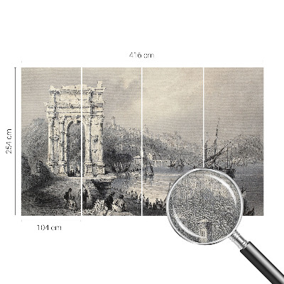 Peel and stick wall mural Seascape