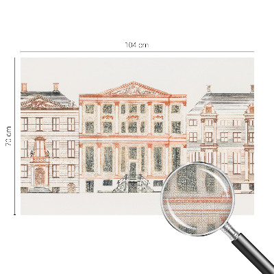 Baby room wall mural Classic buildings