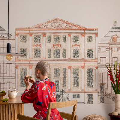 Baby room wall mural Classic buildings