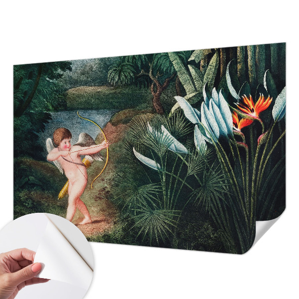 Peel and stick wallpaper mural Adorable Cupid