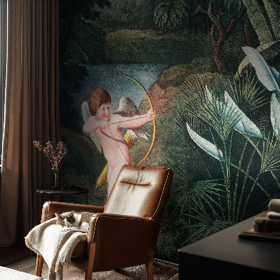 Peel and stick wallpaper mural Adorable Cupid