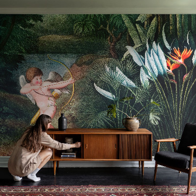 Peel and stick wallpaper mural Adorable Cupid