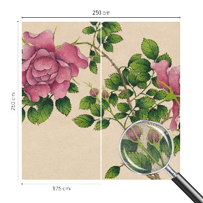 Self-adhesive photo wallpaper Romantic roses