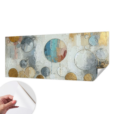 Stick-on wall mural Geometric circles