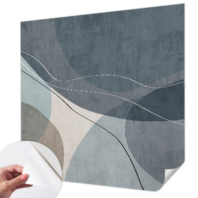 Peel and stick wall mural for kids' room Modern abstraction