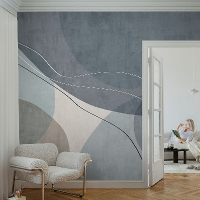 Peel and stick wall mural for kids' room Modern abstraction
