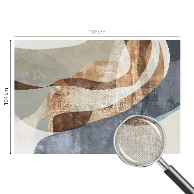 3D photo wallpaper mural with an abstract composition