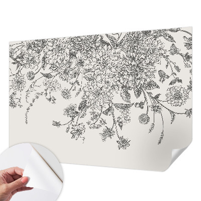 Peel and stick wall mural Floral pattern
