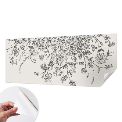 Peel and stick wall mural Floral pattern