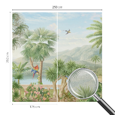 Self-adhesive wall mural Exotic landscape