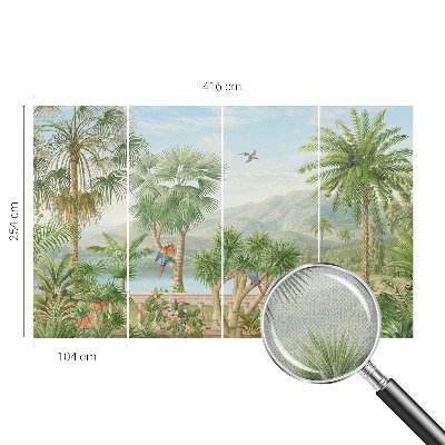Self-adhesive wall mural Exotic landscape