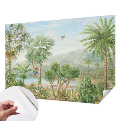 Self-adhesive wall mural Exotic landscape