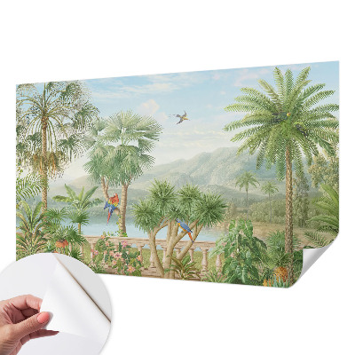 Self-adhesive wall mural Exotic landscape