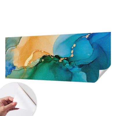 3D wall mural Colorful waves