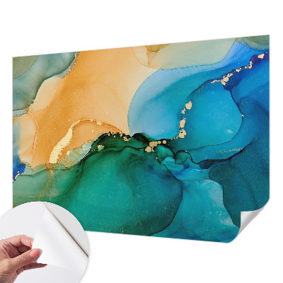 3D wall mural Colorful waves