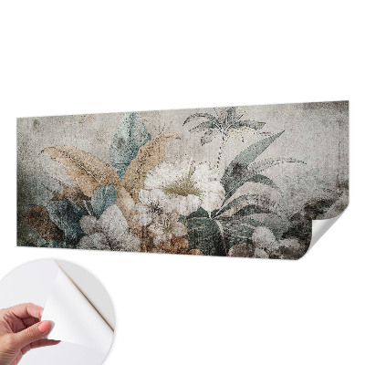 Peel and stick wall mural for living room Flower Dream