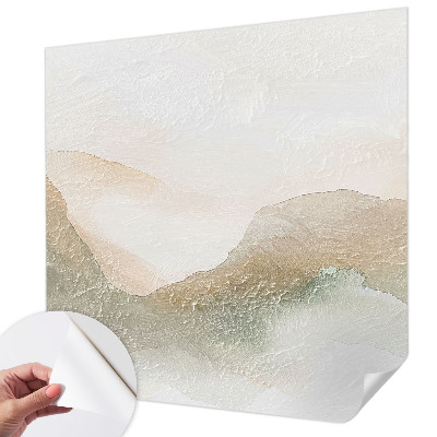 Peel and stick wall mural with a subtle streaked pattern