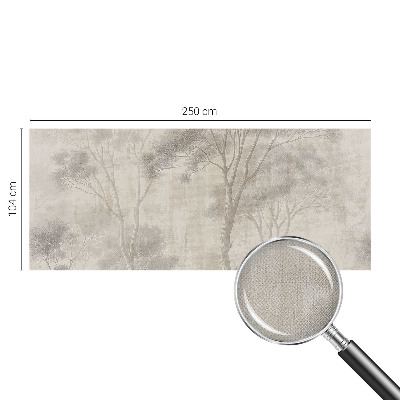 Baby room wall mural in a stylish harmonious design