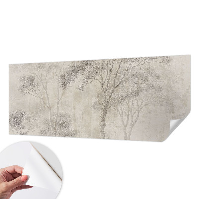 Baby room wall mural in a stylish harmonious design