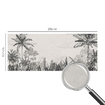 Peel and stick wallpaper mural Tropical scenery