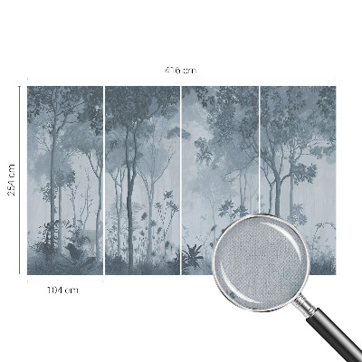Self-adhesive wall mural Mysticism of the forest
