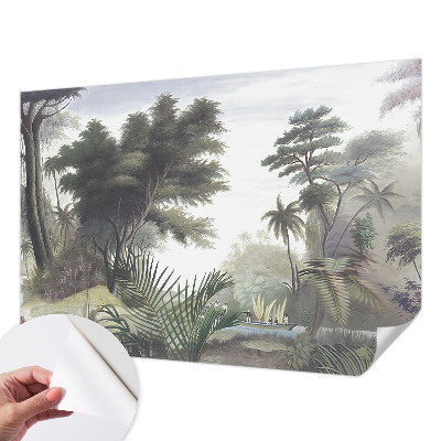 Baby room wall mural Exotic landscape