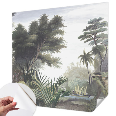 Baby room wall mural Exotic landscape