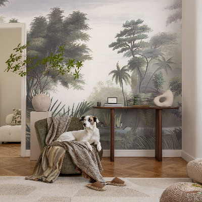Baby room wall mural Exotic landscape