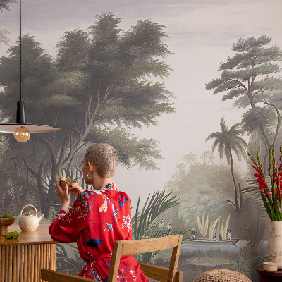 Baby room wall mural Exotic landscape