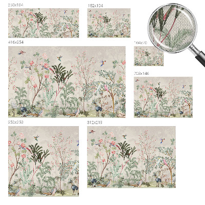 Self-adhesive photo wallpaper Tropical oasis