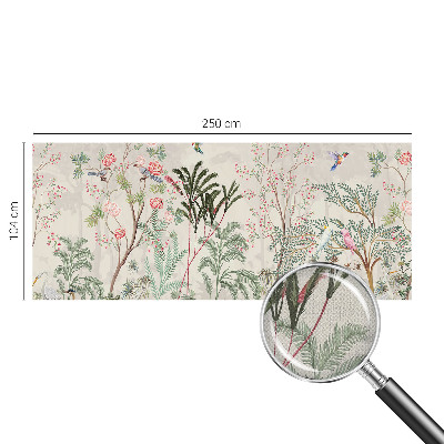 Self-adhesive photo wallpaper tropical oasis design