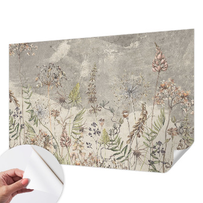 Stick-on wall mural Wild plants