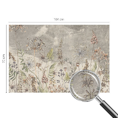 Stick-on wall mural Wild plants